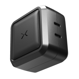 65W 2-Port USB-C Charger w/ GaN Fast Charging